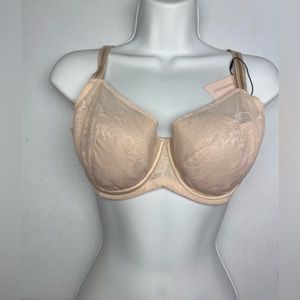 NWT Understance  CREM Unlined Underwire, 32D  *P1094